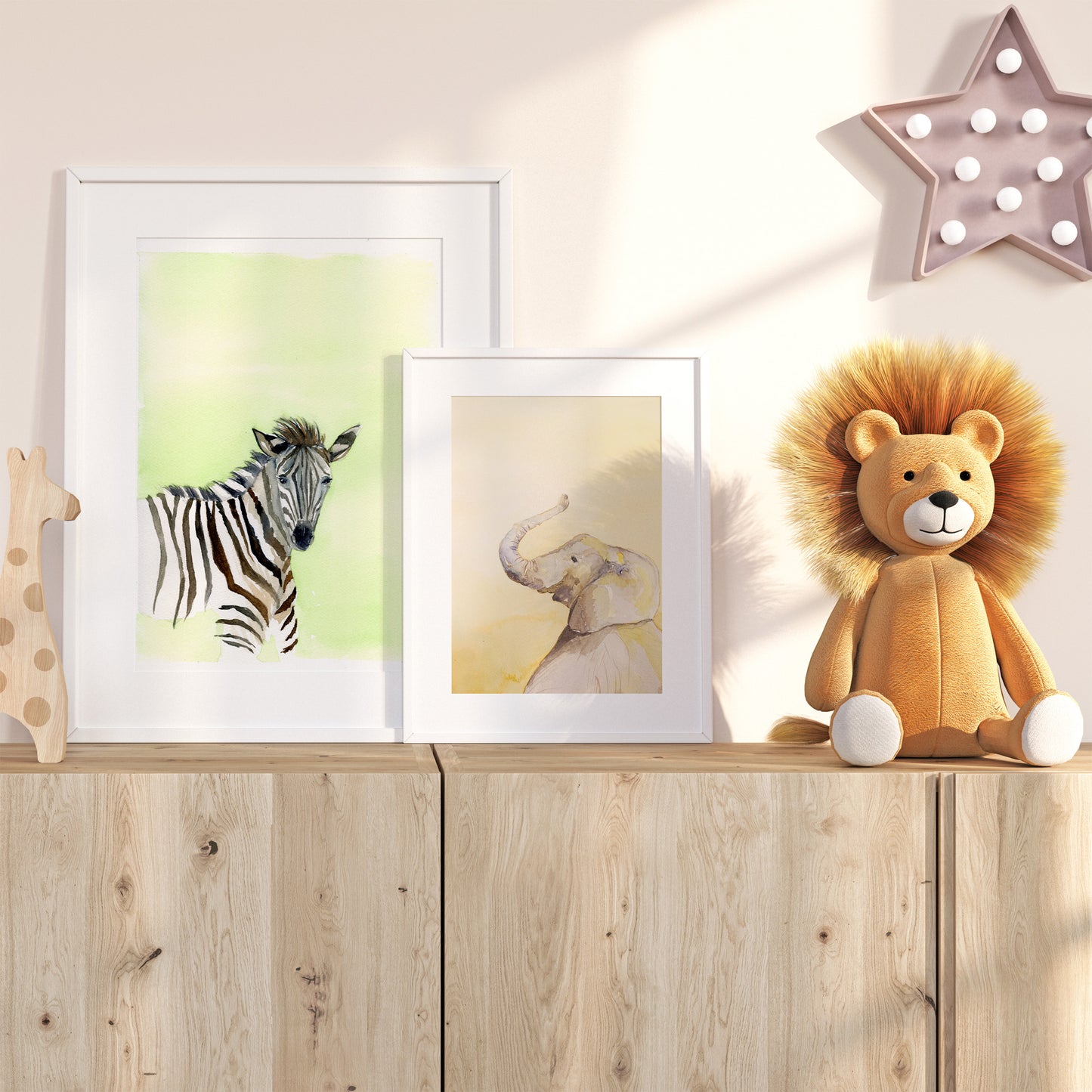Elephant Print of Original Watercolor Artwork