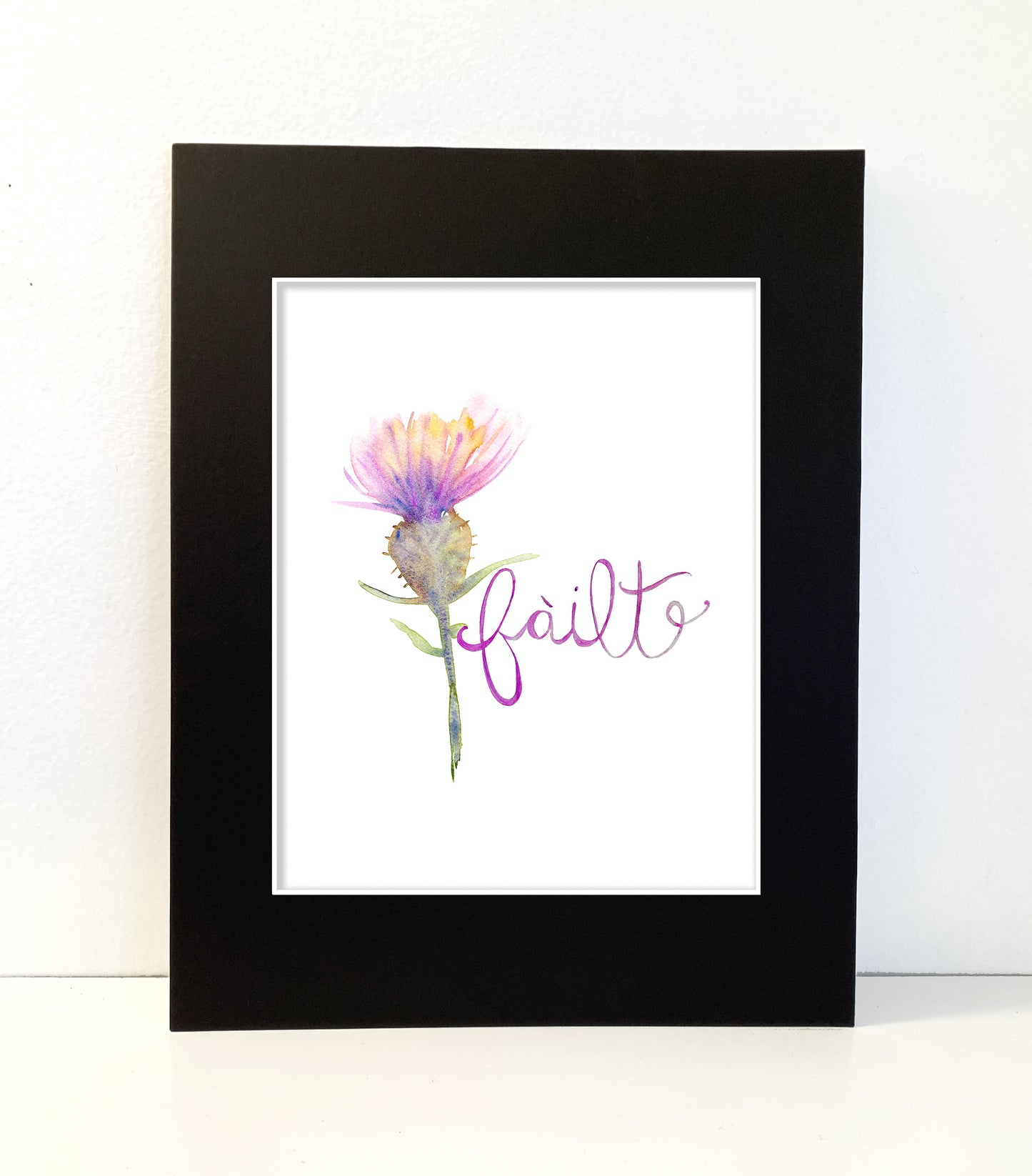 Scottish Thistle Wall Art Print