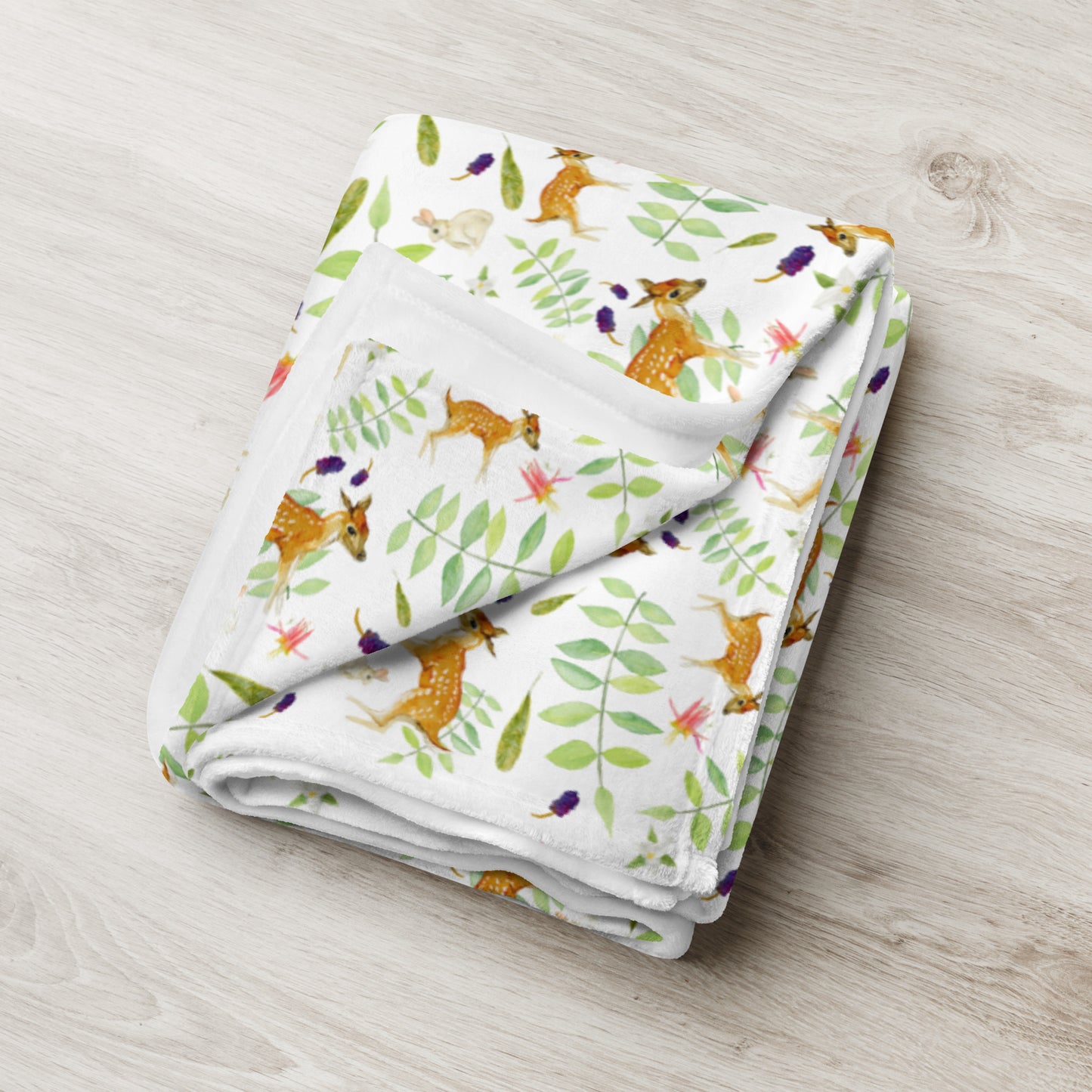 Cozy Deer Delightful Throw Blanket