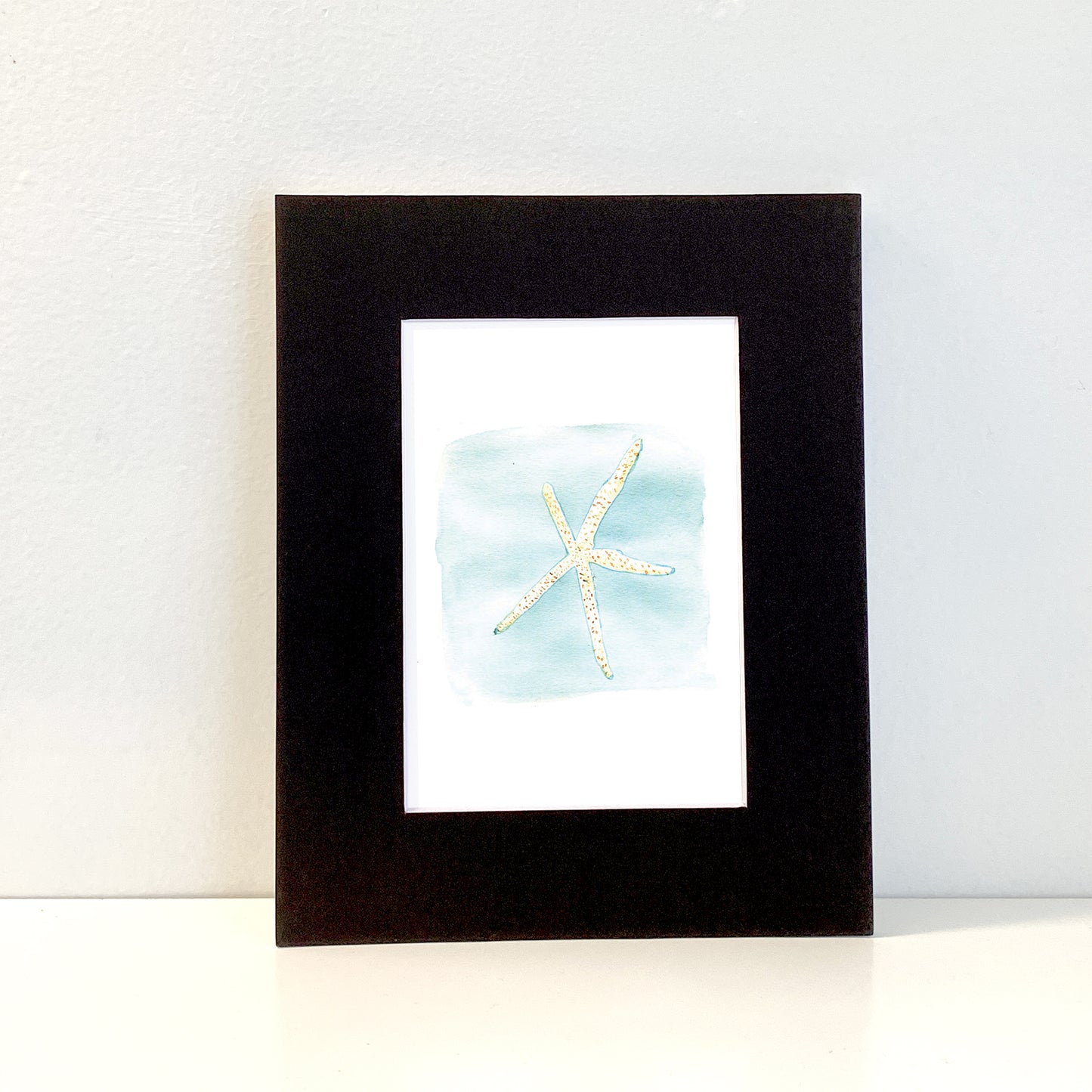 Brittle star Starfish original painting wall art print - Flamingo Shores - Original Art for Home Decor and Gifts