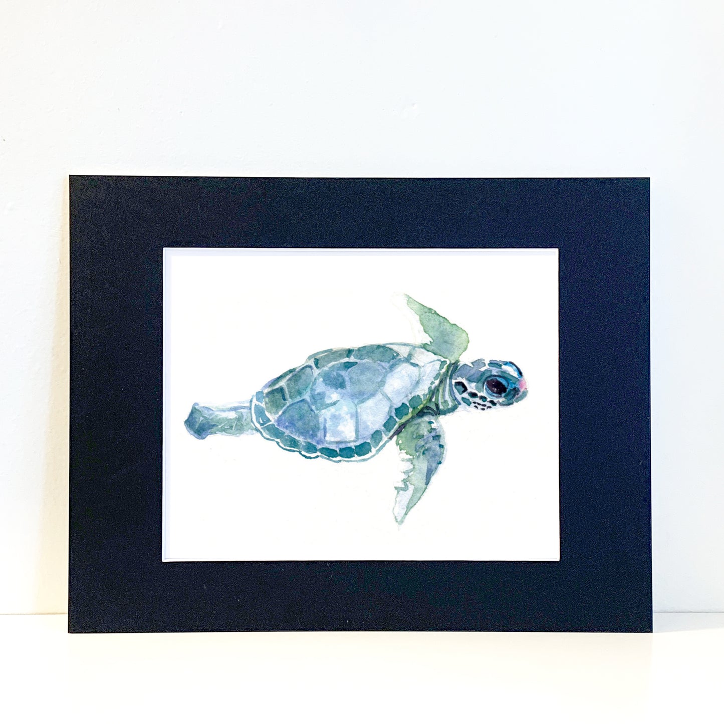 Baby Sea Turtle - Flamingo Shores - Original Art for Home Decor and Gifts