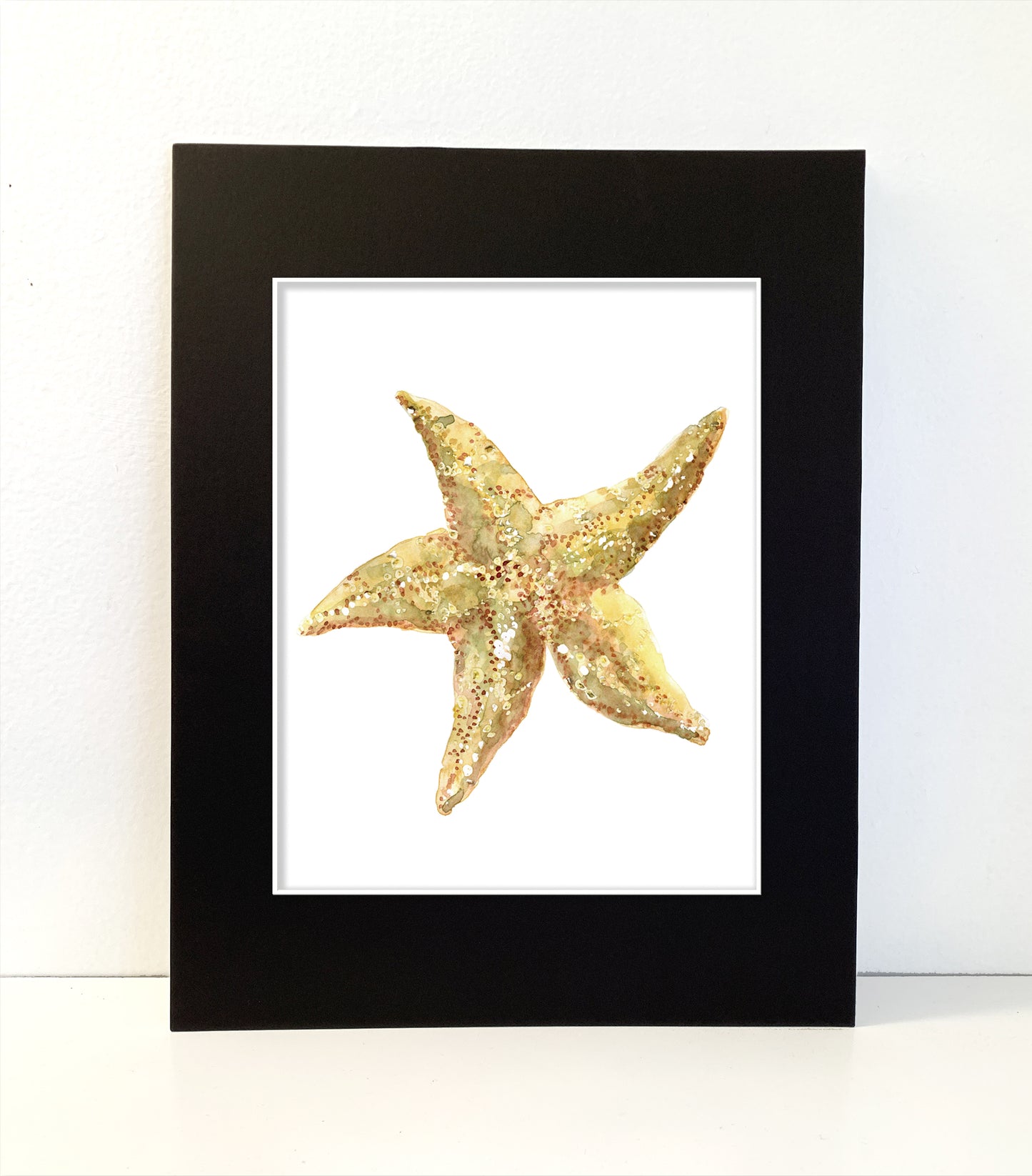 Starfish Watercolor Art Prints - Flamingo Shores - Original Art for Home Decor and Gifts