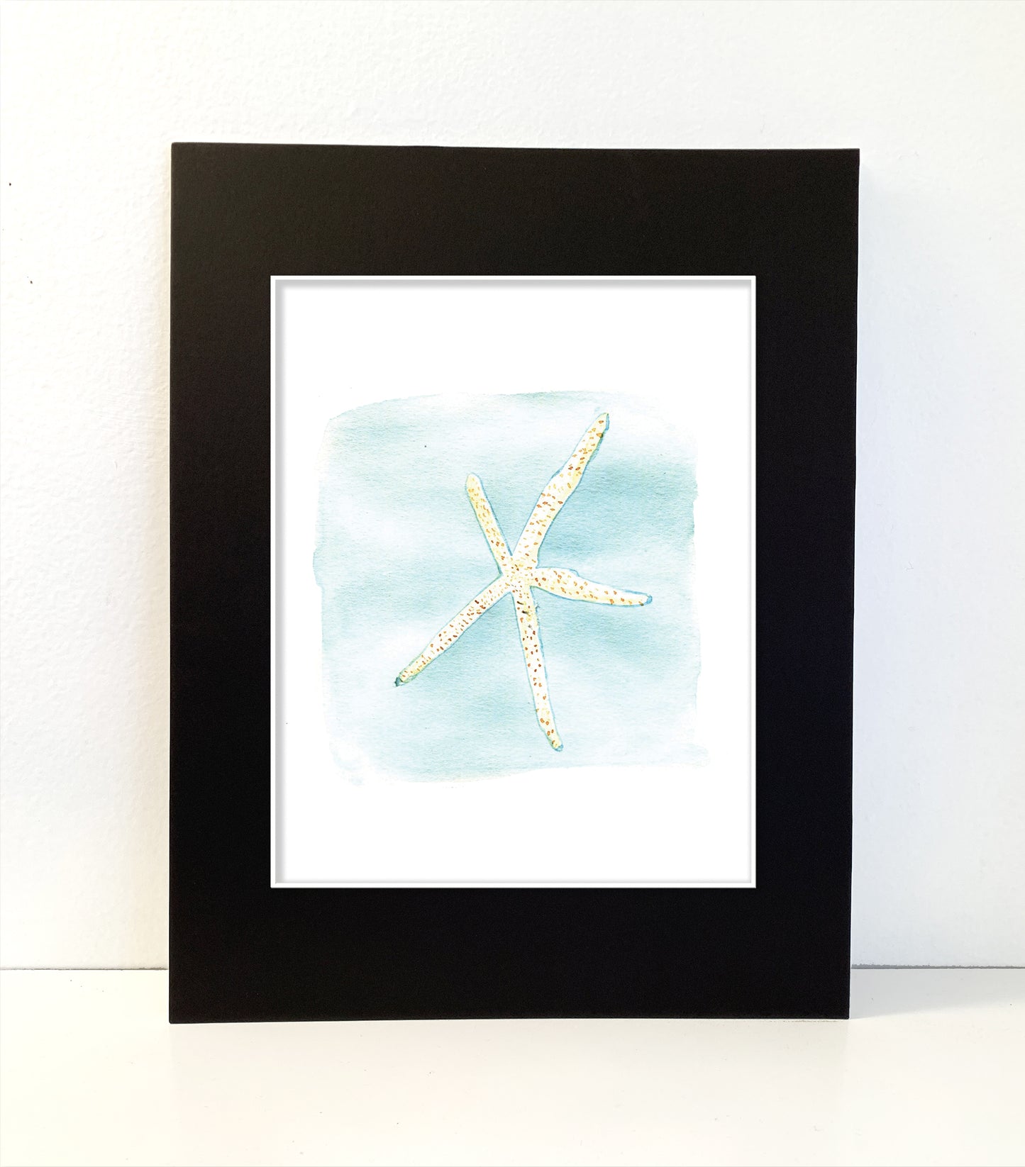 Brittle star Starfish original painting wall art print - Flamingo Shores - Original Art for Home Decor and Gifts