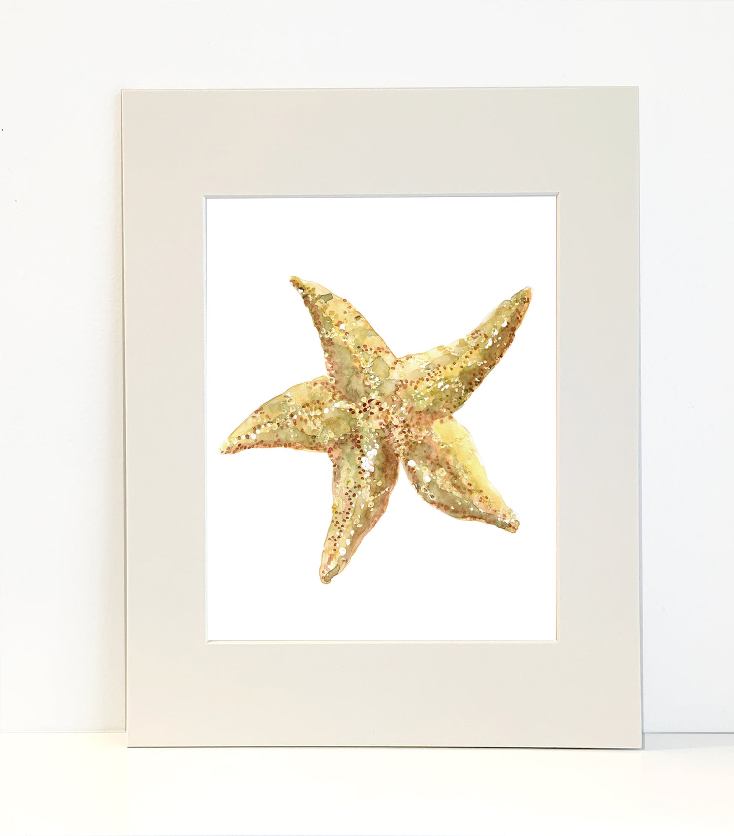 Starfish Watercolor Art Prints - Flamingo Shores - Original Art for Home Decor and Gifts