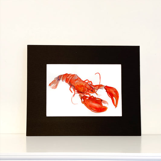 Lobster Original Painting Wall Art Print - Flamingo Shores - Original Art for Home Decor and Gifts