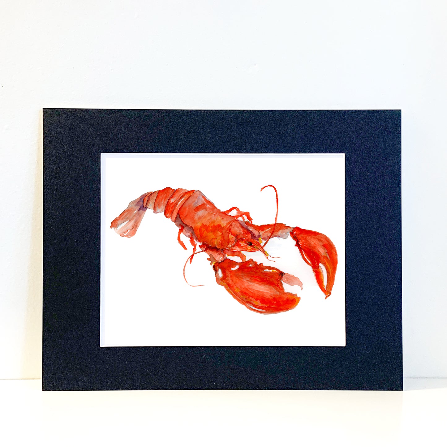 Lobster Original Painting Wall Art Print - Flamingo Shores - Original Art for Home Decor and Gifts