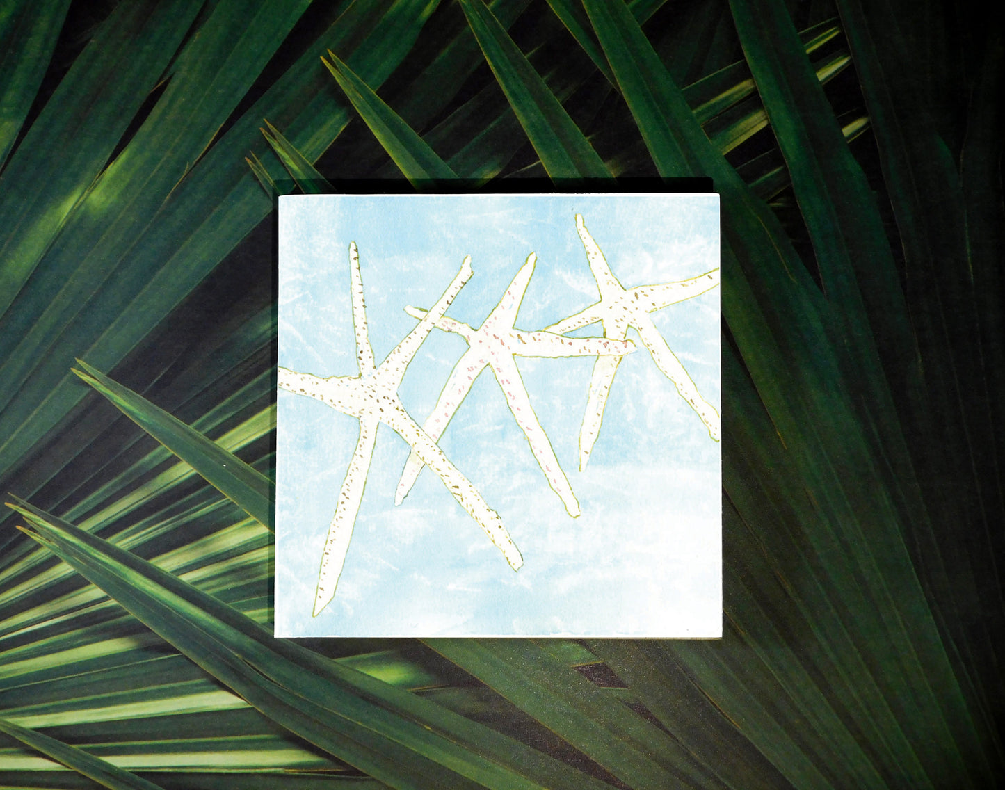 Watercolor Prints on 5 x 5 Wood Block - Flamingo Shores - Original Art for Home Decor and Gifts