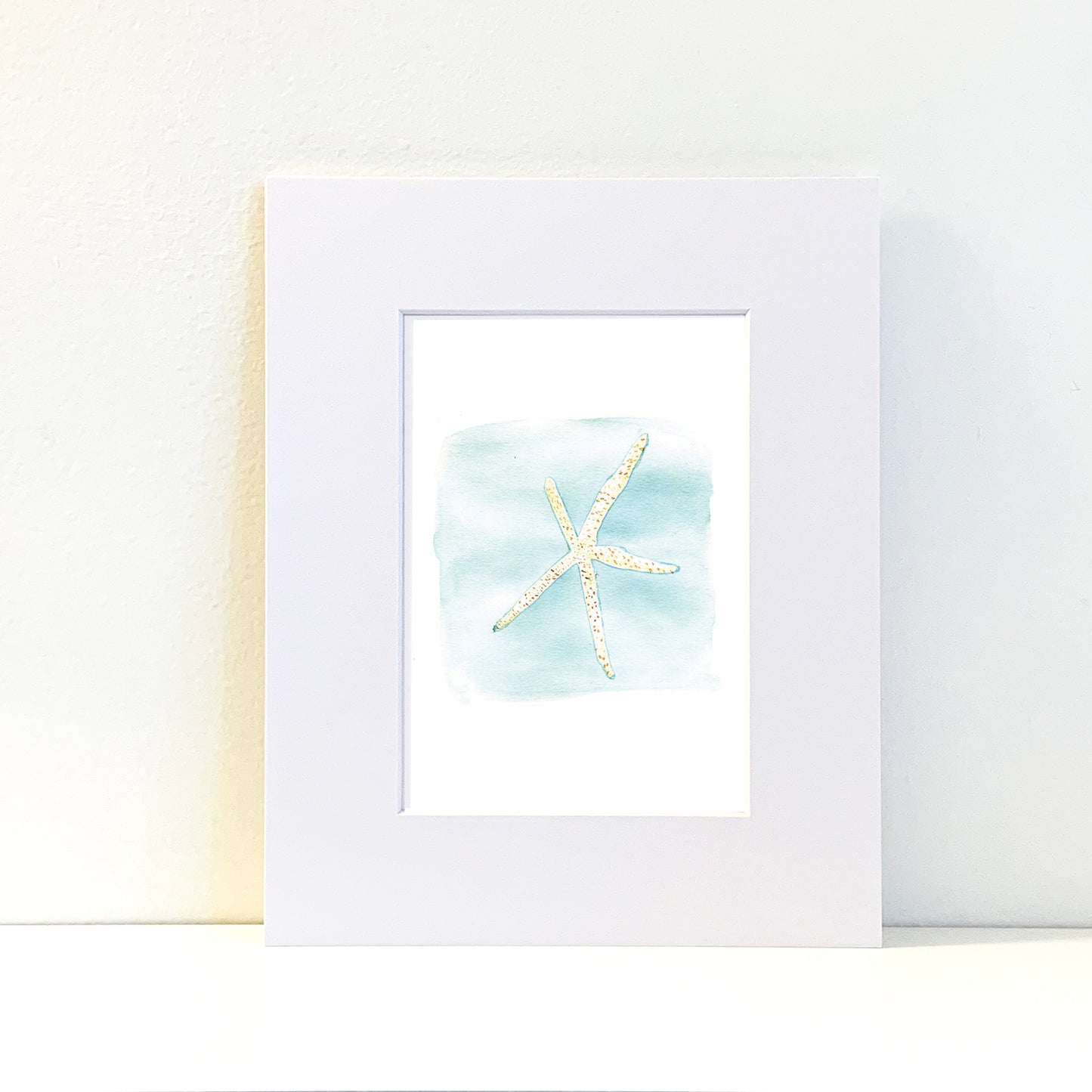 Brittle star Starfish original painting wall art print - Flamingo Shores - Original Art for Home Decor and Gifts