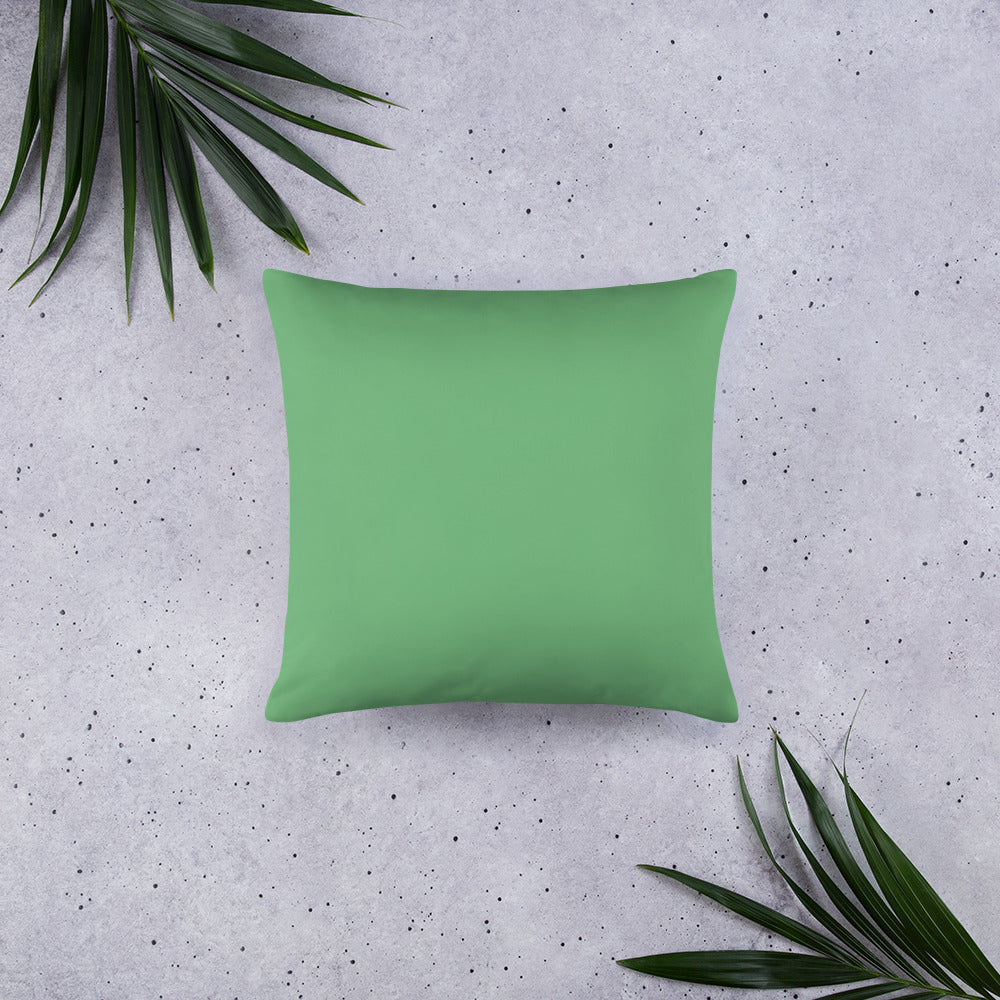 Hawaiian Pink Ginger Flower 18x18 Pillow - Flamingo Shores - Original Art for Home Decor and Gifts