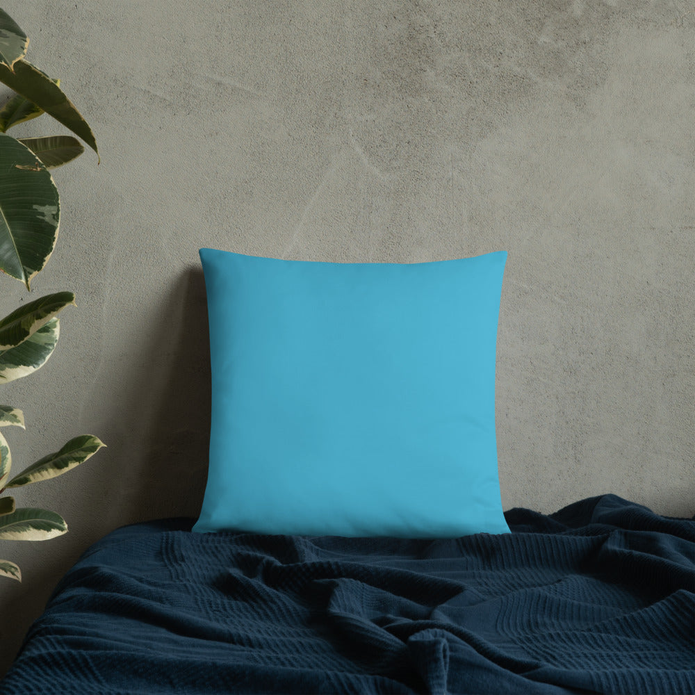 Bird of Paradise 18x18 pillow with zipper - Flamingo Shores - Original Art for Home Decor and Gifts