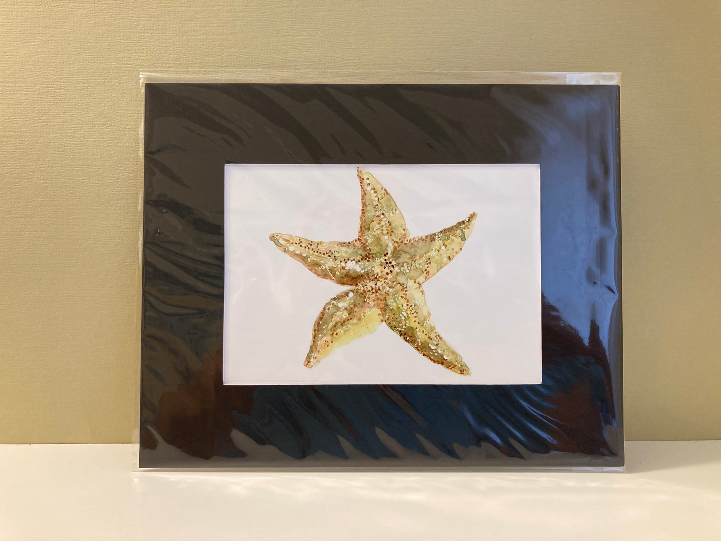 Starfish Watercolor Art Prints - Flamingo Shores - Original Art for Home Decor and Gifts