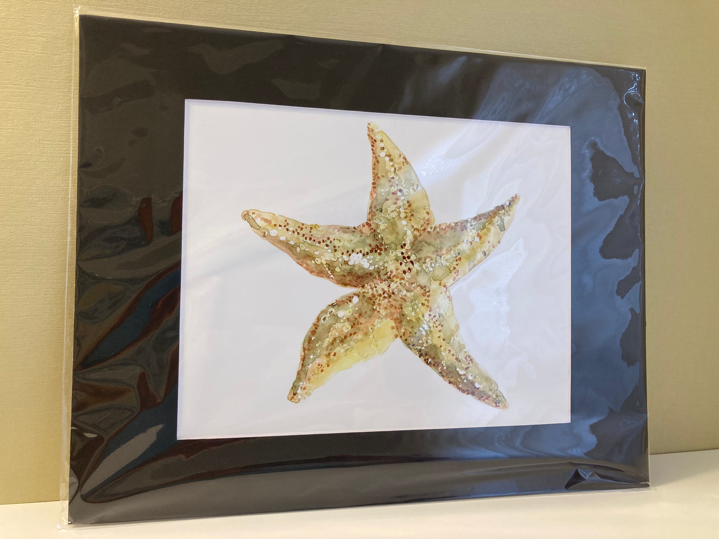 Starfish Watercolor Art Prints - Flamingo Shores - Original Art for Home Decor and Gifts
