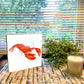 Lobster Watercolor Print on Wood Block - Flamingo Shores - Original Art for Home Decor and Gifts