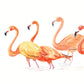 Flamingos Watercolor Art on Wood Block - Flamingo Shores - Original Art for Home Decor and Gifts