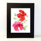 Hibiscus Flower Painting. Tropical Beach Home Decor. Nature Art. - Flamingo Shores - Original Art for Home Decor and Gifts