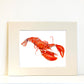 Lobster Original Painting Wall Art Print - Flamingo Shores - Original Art for Home Decor and Gifts