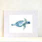 Baby Sea Turtle - Flamingo Shores - Original Art for Home Decor and Gifts