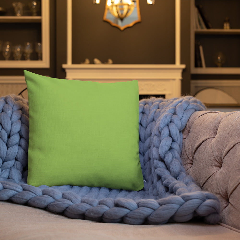 Chickadee Premium Pillow with zipper - Flamingo Shores - Original Art for Home Decor and Gifts