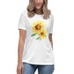 SUNFLOWER Women's Relaxed T-Shirt - Flamingo Shores - Original Art for Home Decor and Gifts