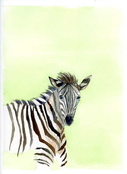 Bright Zebra Print for Room Decor